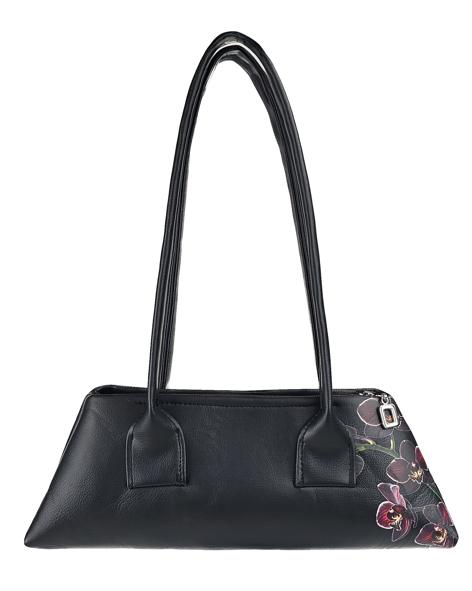 Sally S Cuerina Negra Flores