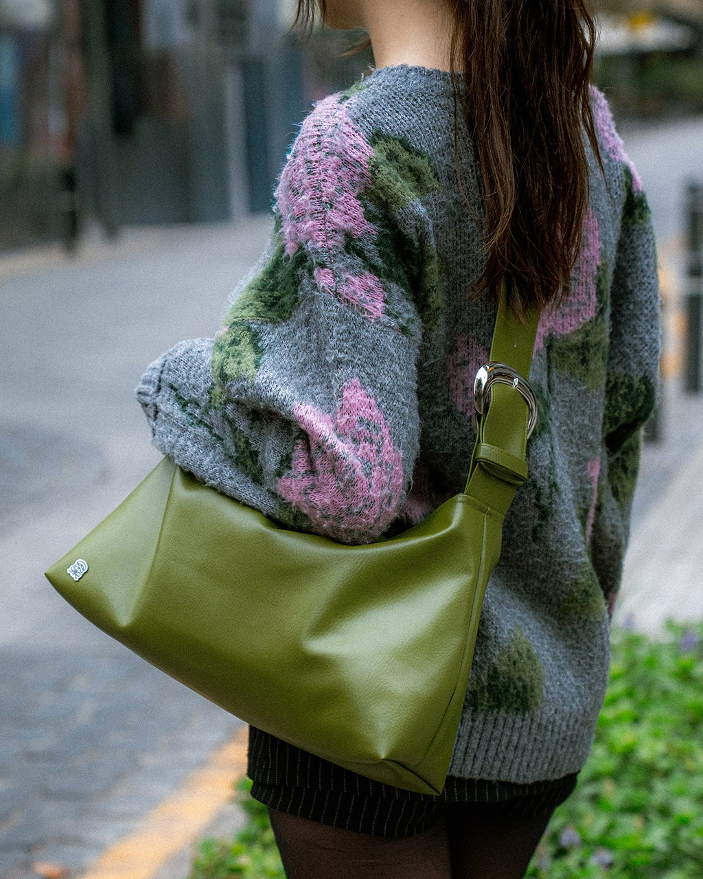 Tara Grande Cuerina Verde Oliva