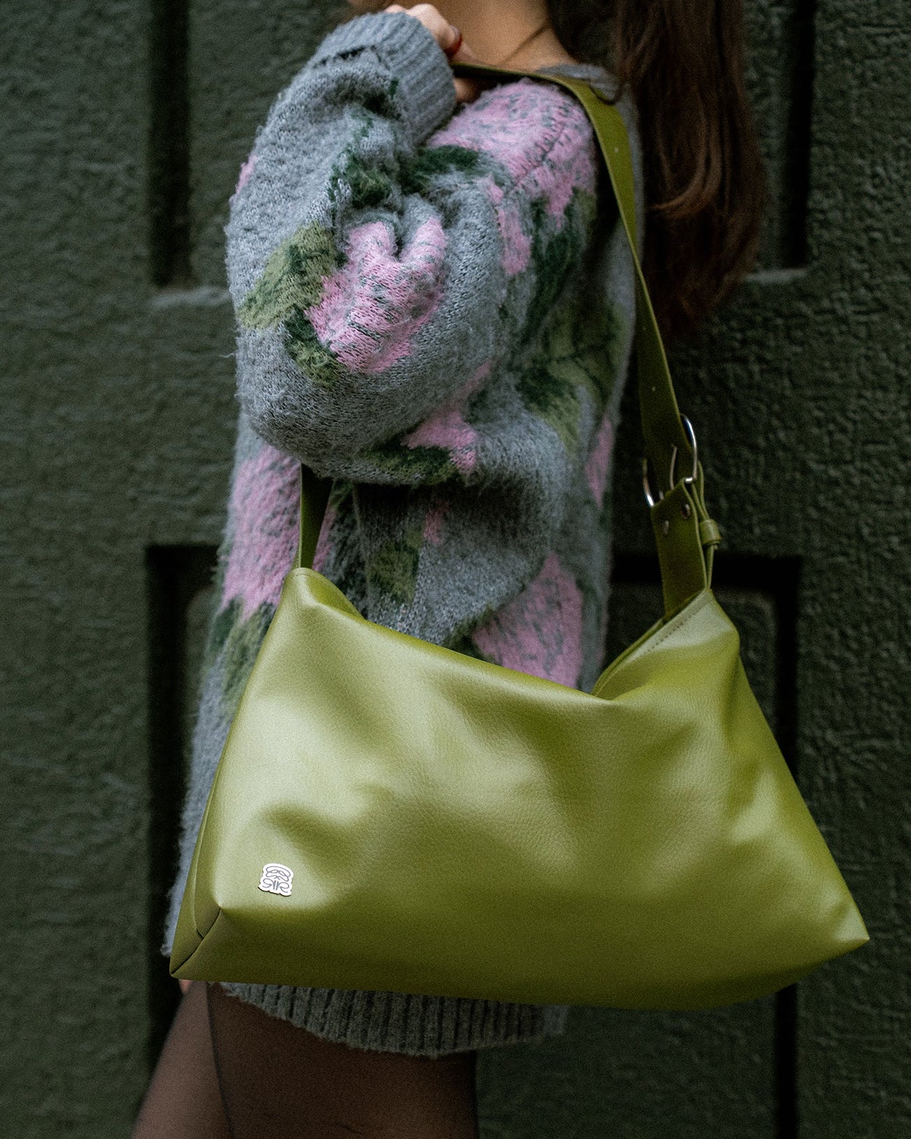 Tara Grande Cuerina Verde Oliva