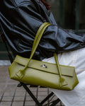 Nina Mediana Cuerina Verde Oliva