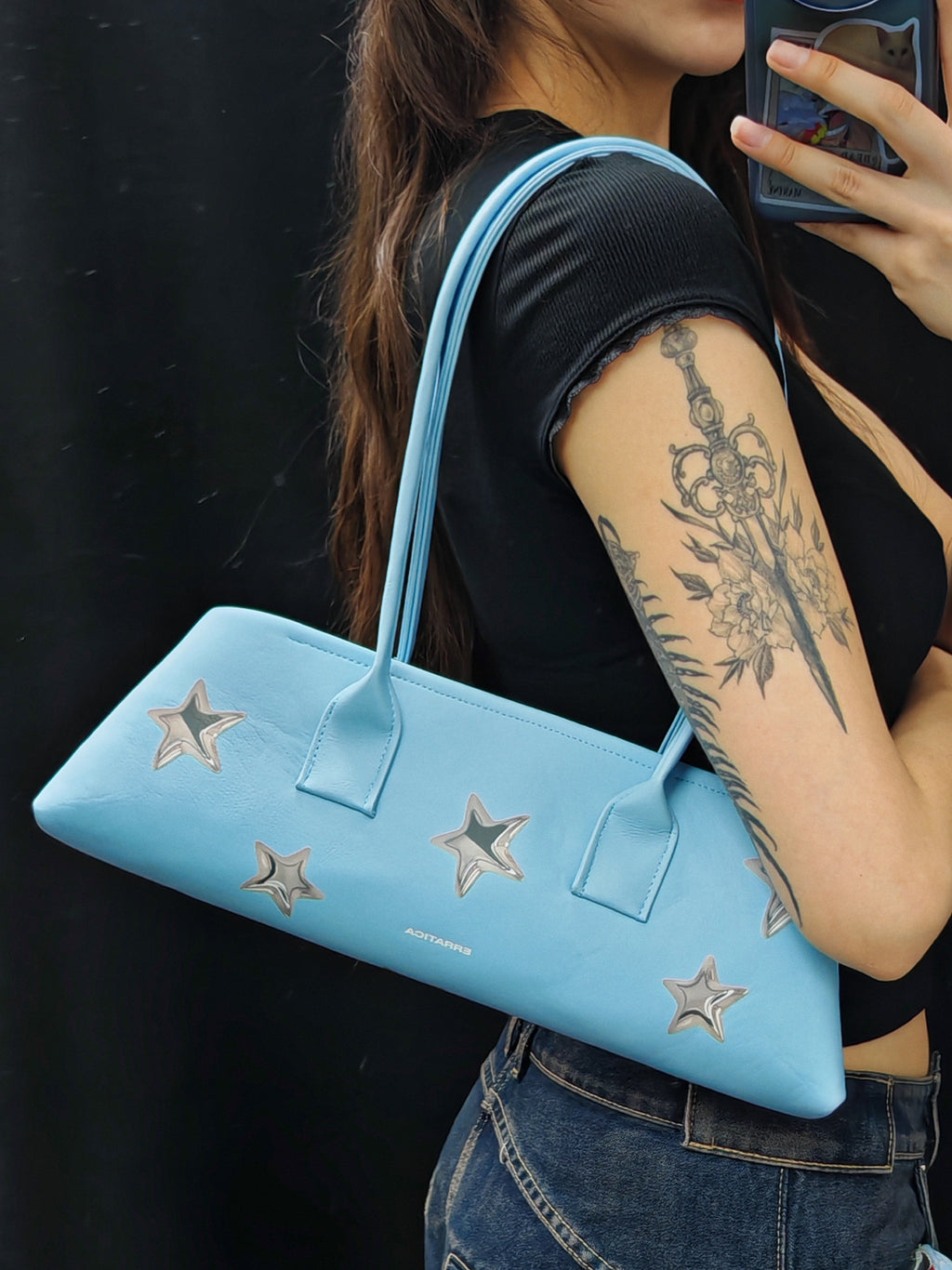 Sally M Cuerina Baby Blue Cuerina