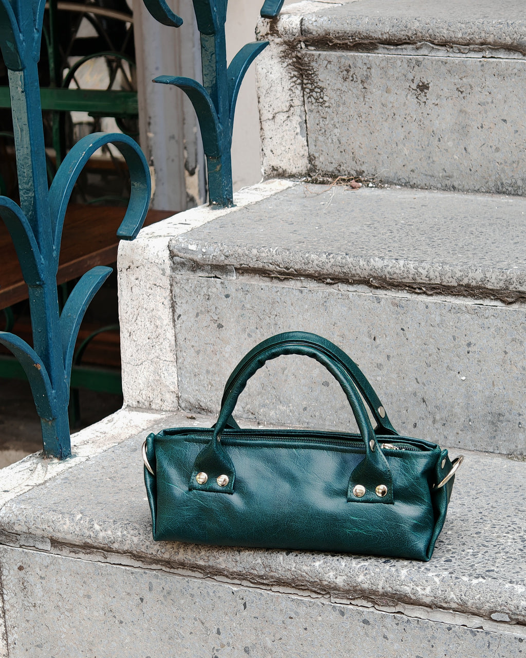 Runa Mini Cuerina Verde