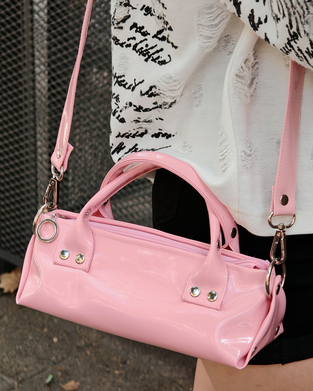 Runa Mini Charol Rosa pastel