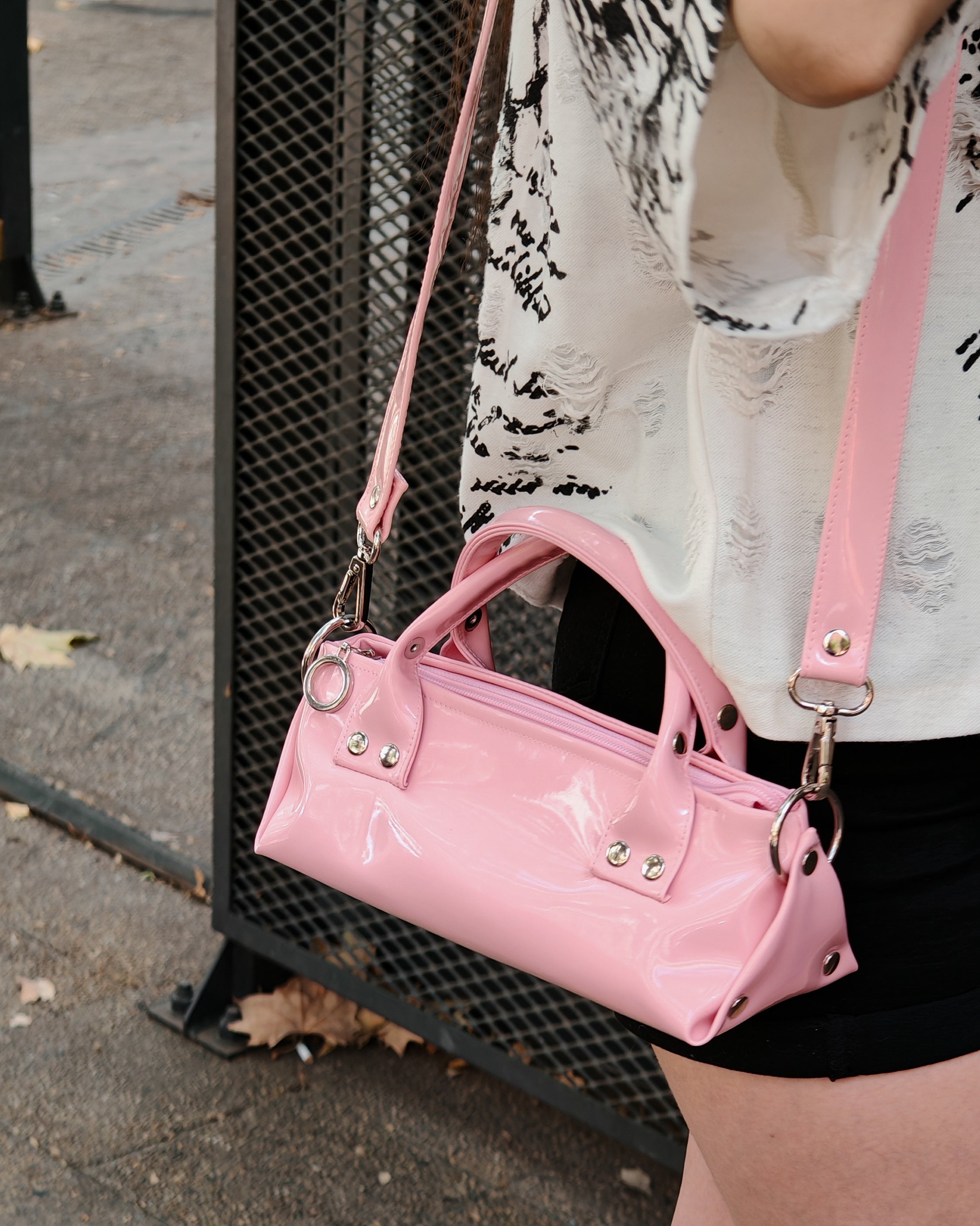 Runa Mini Charol Rosa pastel