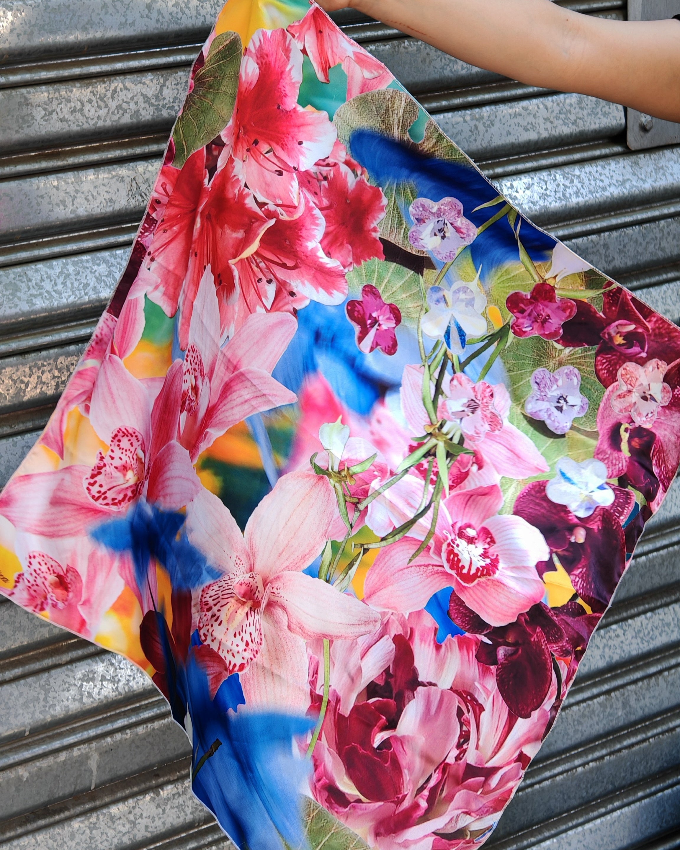 Pañuelo estampado Haru Bloom